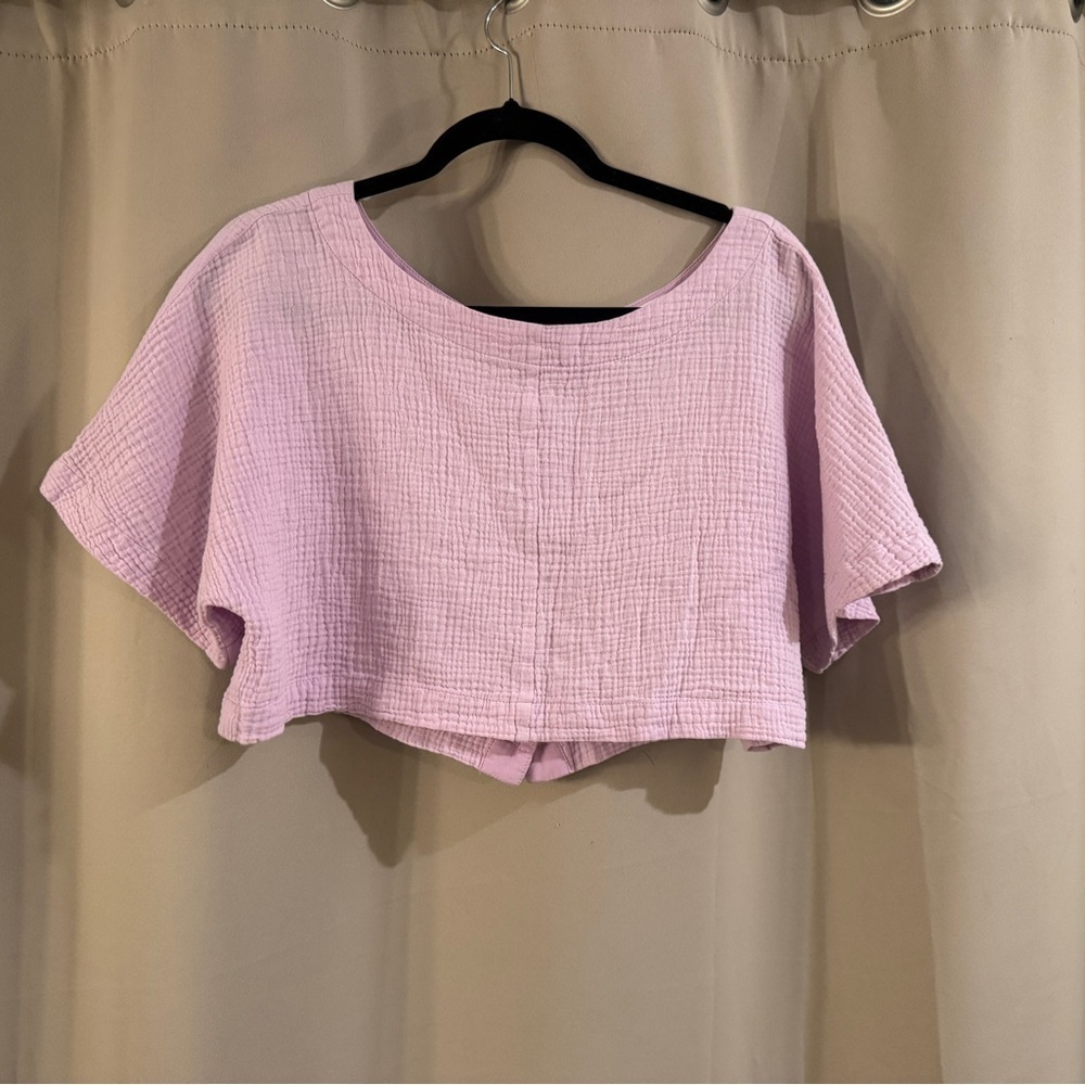 Buddy Love Lavender Women's Cropped Top
